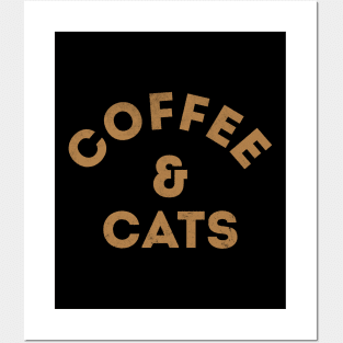 Coffee & Cats Posters and Art